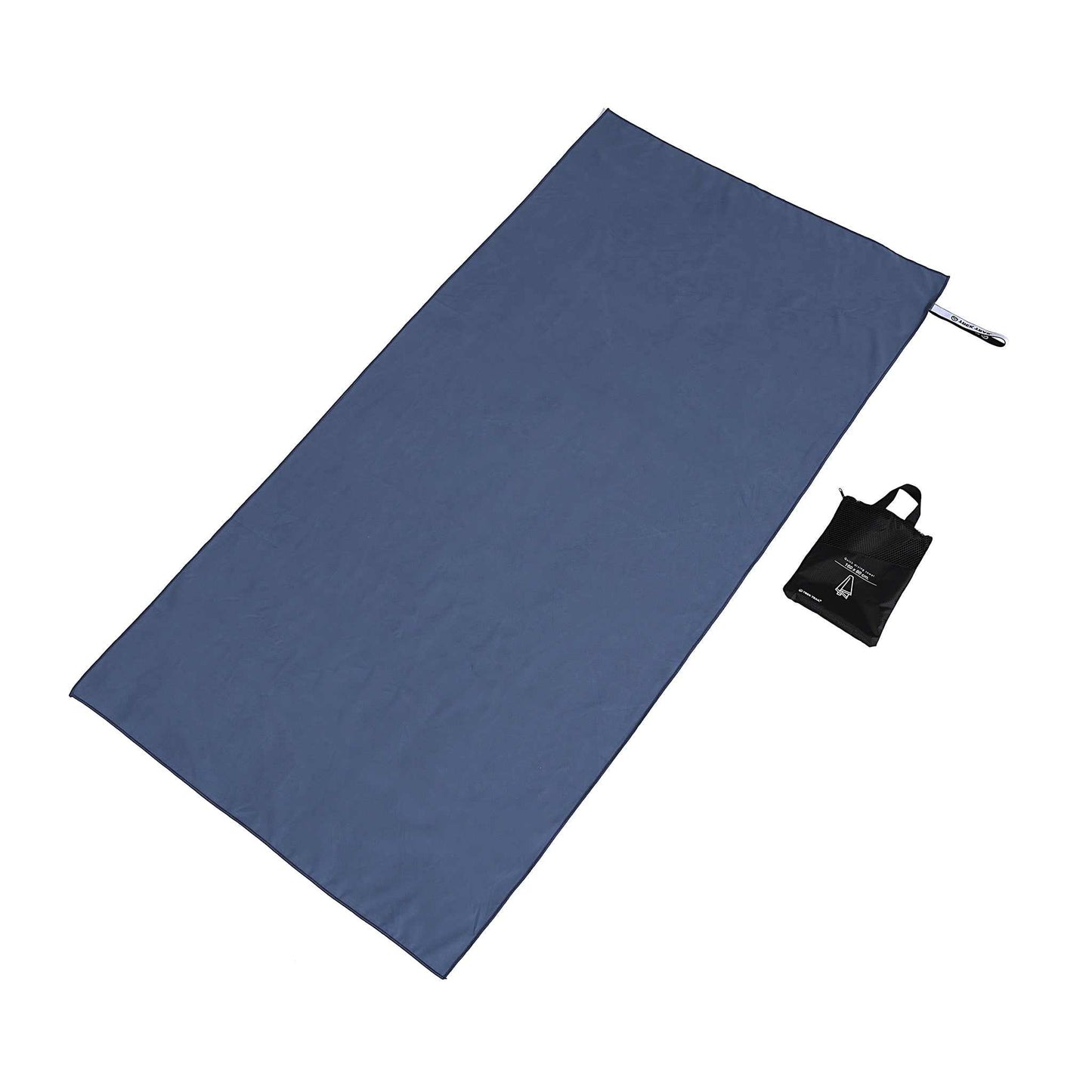 Hurtigtørrende microfiber håndklæde 160 x 80 cm med opbevaringspose.