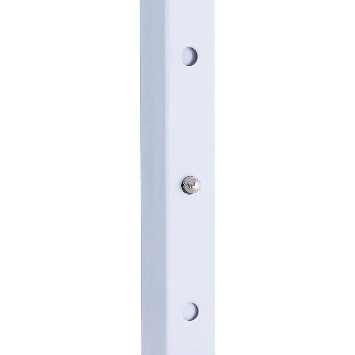Sturdy steel frame of Pavillon Easy Up 3x4.5m in corrosion-protected white finish.