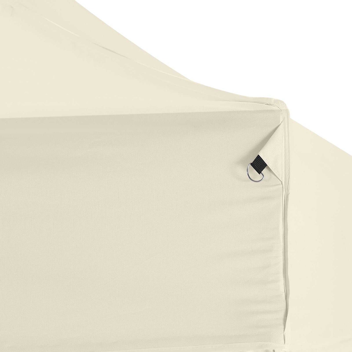 Close-up of a corner of the Pavillon Easy Up canopy showing durable fabric and secure stitching.
