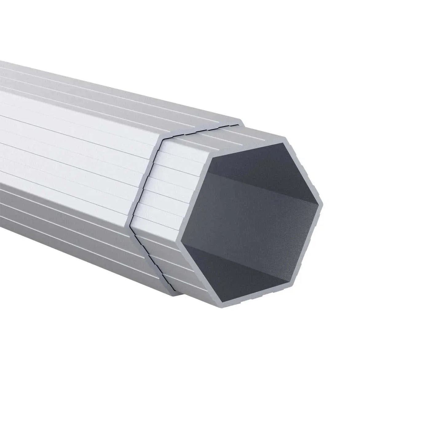 Aluminium frame for Pavillon Easy Up with hexagonal design.