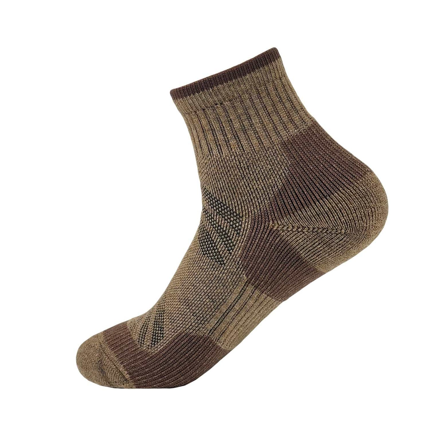 Vandresokker - 60% Merino uld - Brun