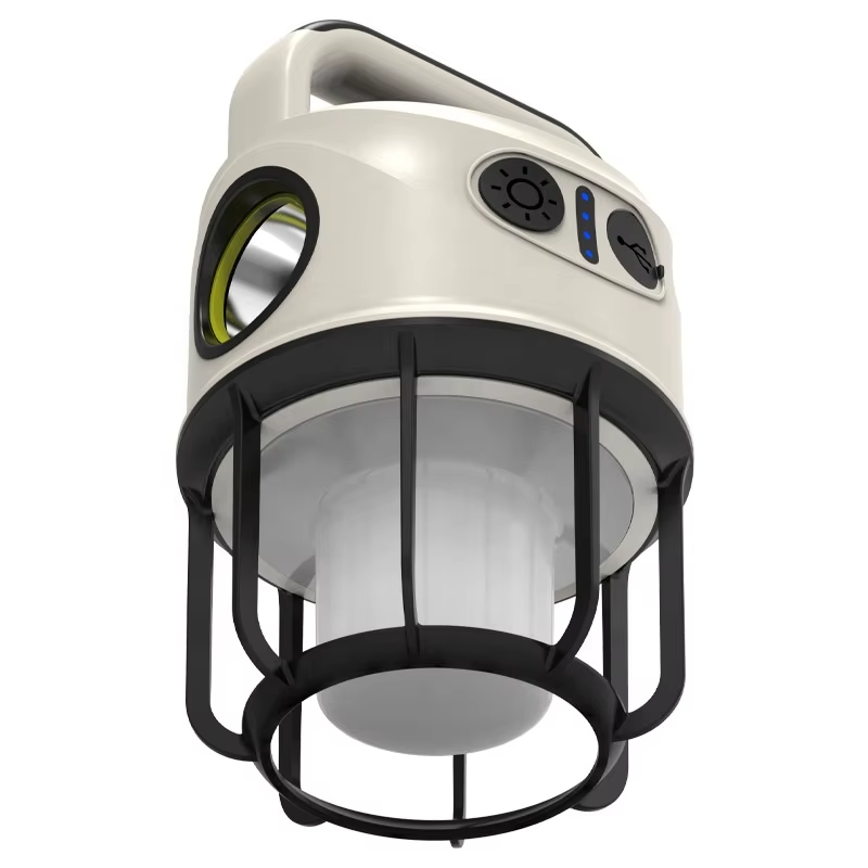 Stor multi lanterne med 650 lumen, genopladeligt batteri og USB C, vandtæt IPX4