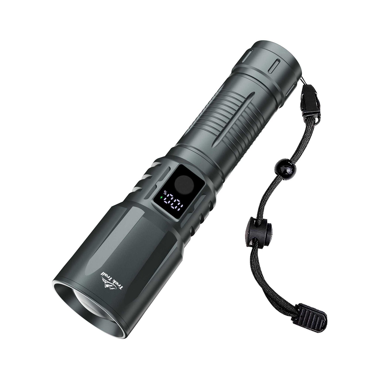 Kraftig lommelygte 900 lumen - genopladelig