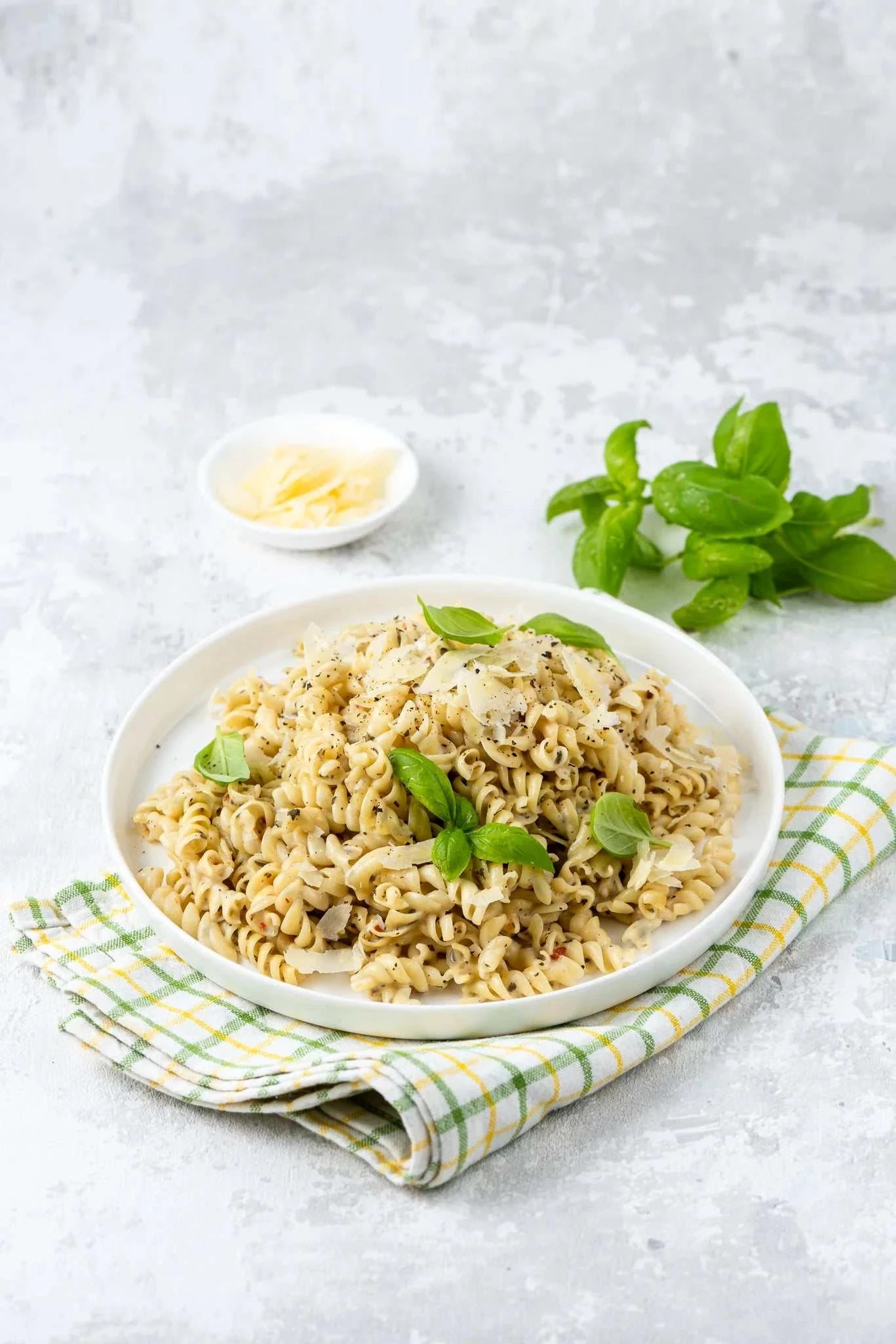 Frysetørret mad - Pasta med pesto