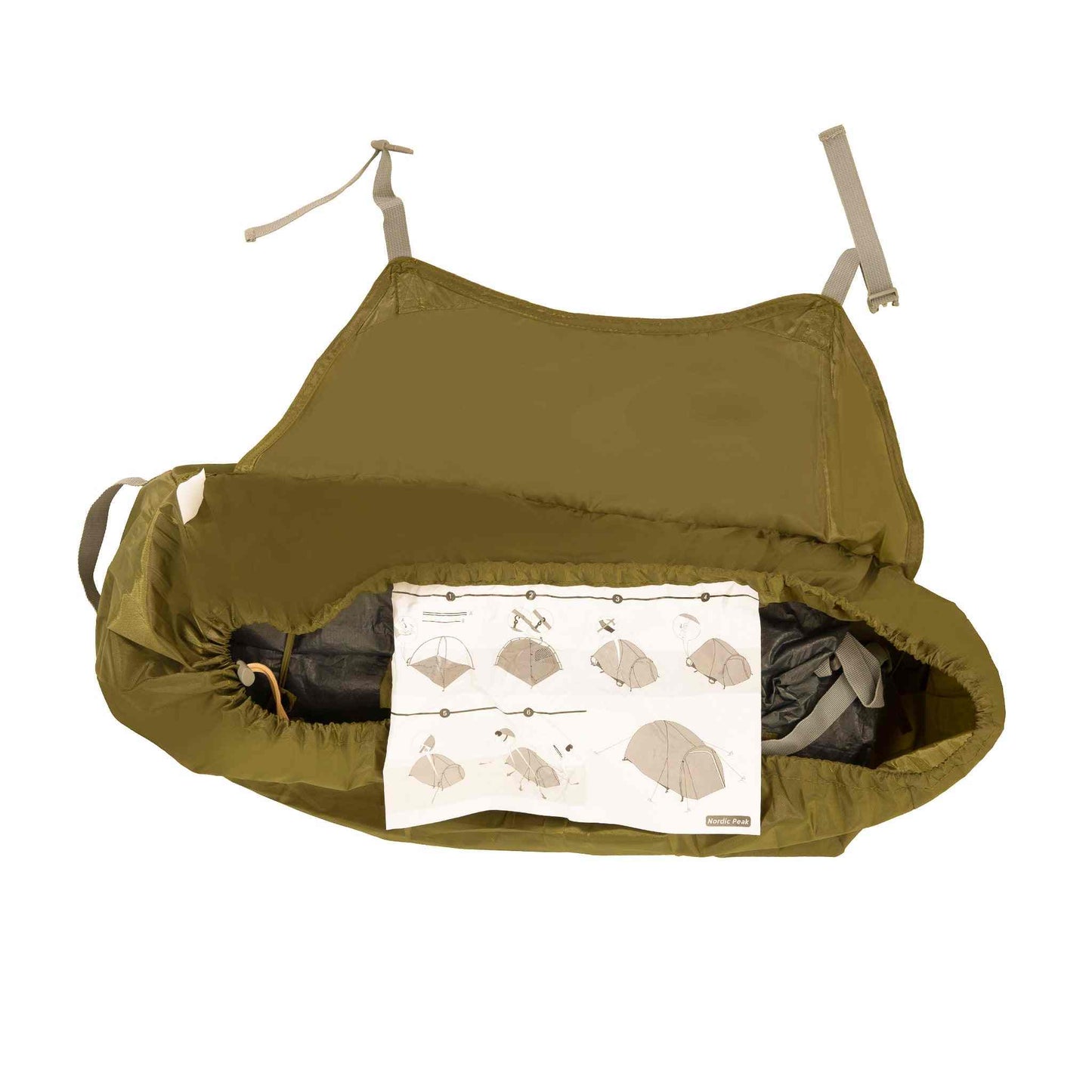4-person waterproof festival tent with mosquito net, ventilation, and storage pockets.