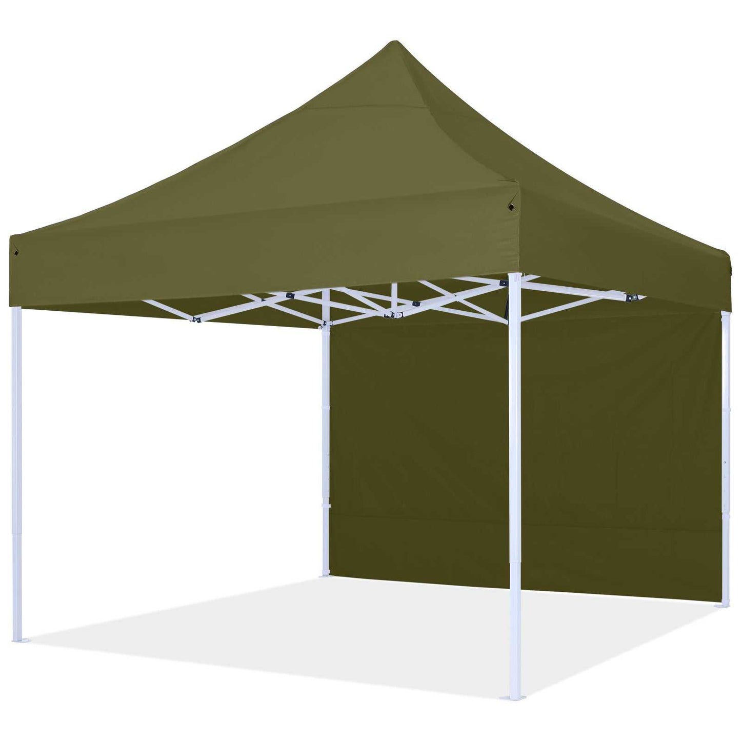 Lukket sidevæg til 3x3m pavillon i robust, vandtæt materiale, nem montering.
