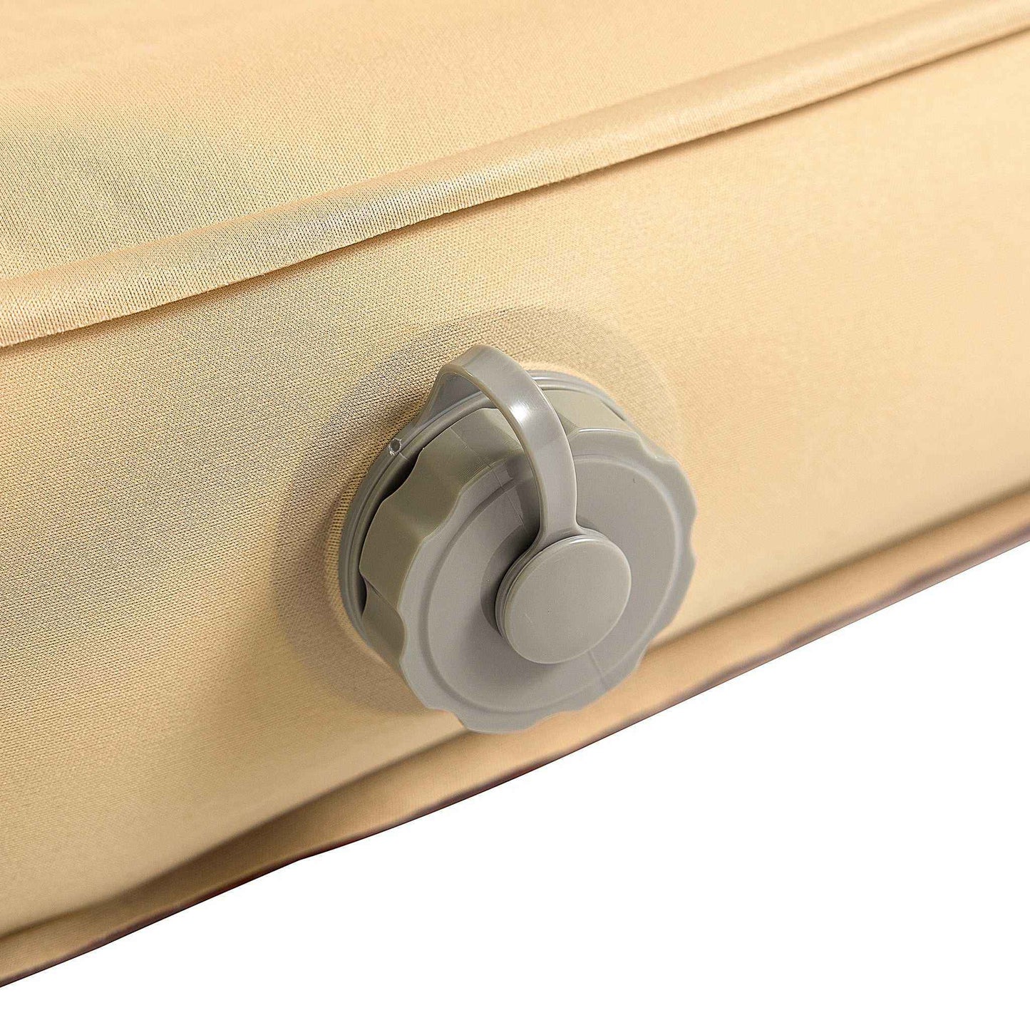 Selvoppustelig liggeunderlag, deluxe 10 cm, dobbelt madras, komfortabel og blød, puster op på 5 min.