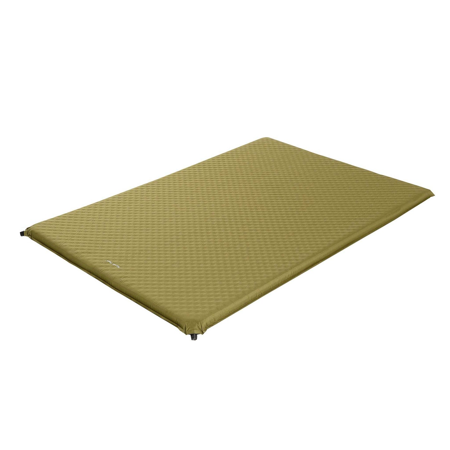 Double self-inflating sleeping mat - 9 cm thick, ideal for two people.