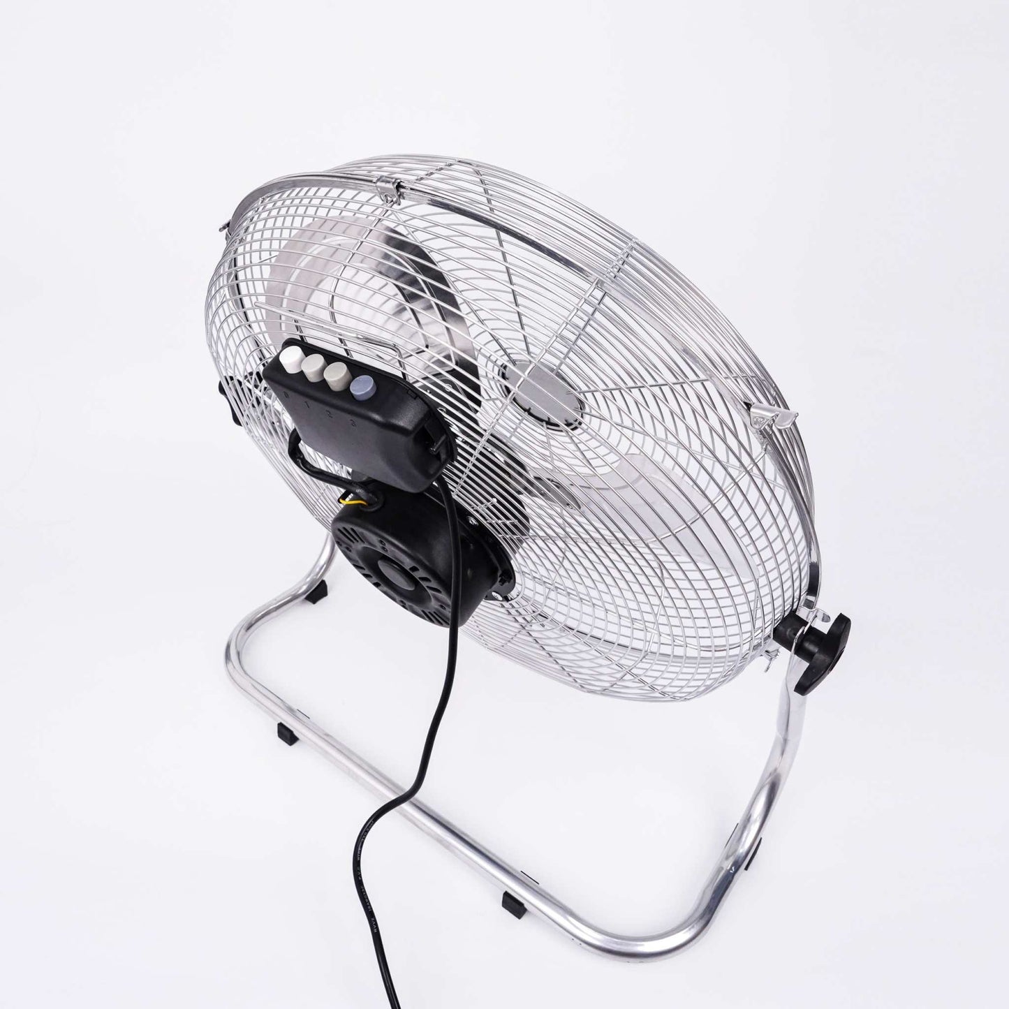 Gulvventilator i stål - Ø45 cm.