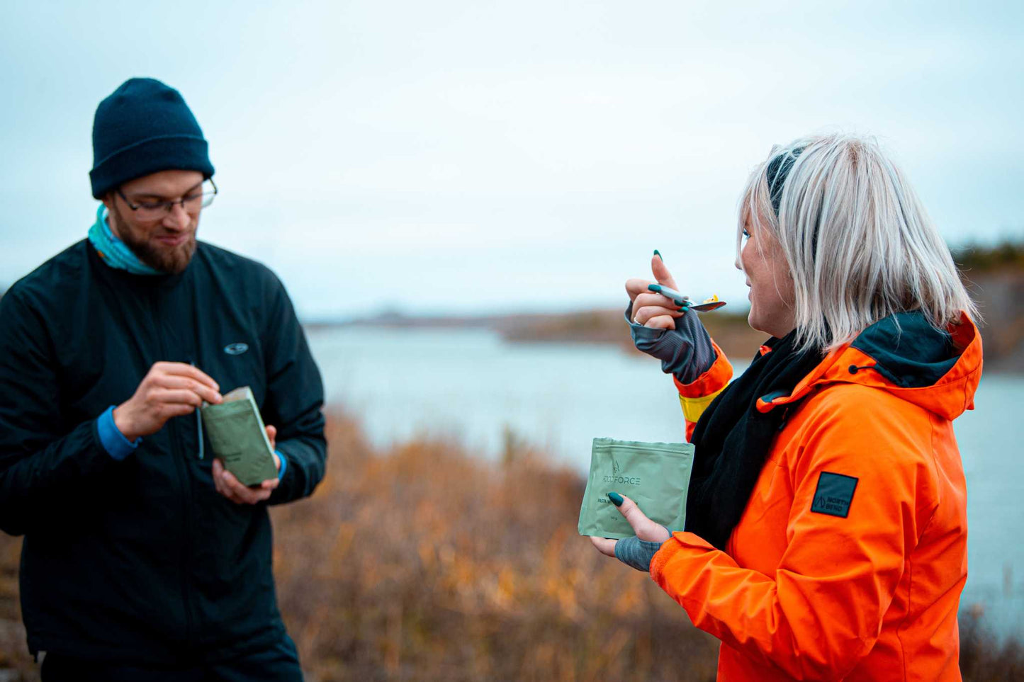 Frysetørret mad pasta bolognese klar på 5-15 minutter til udendørs spisning