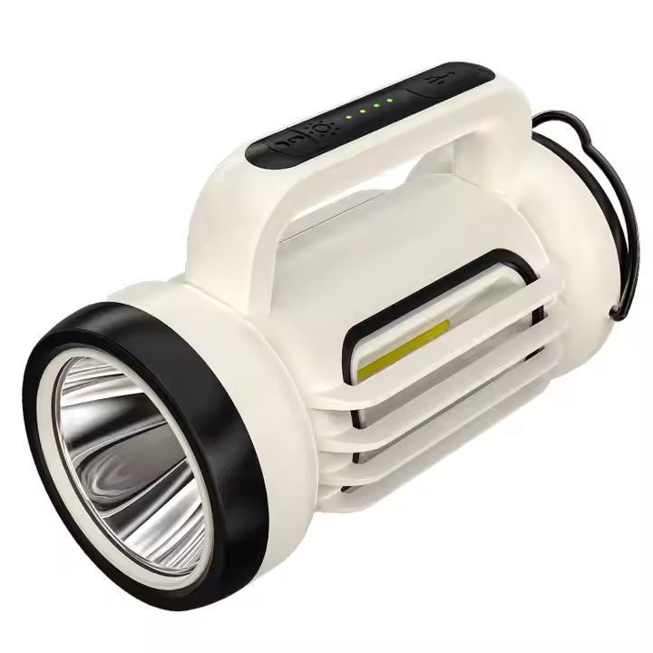Stor lampe / lanterne with 650 lumen, rechargeable battery, USB C, and waterproof design.
