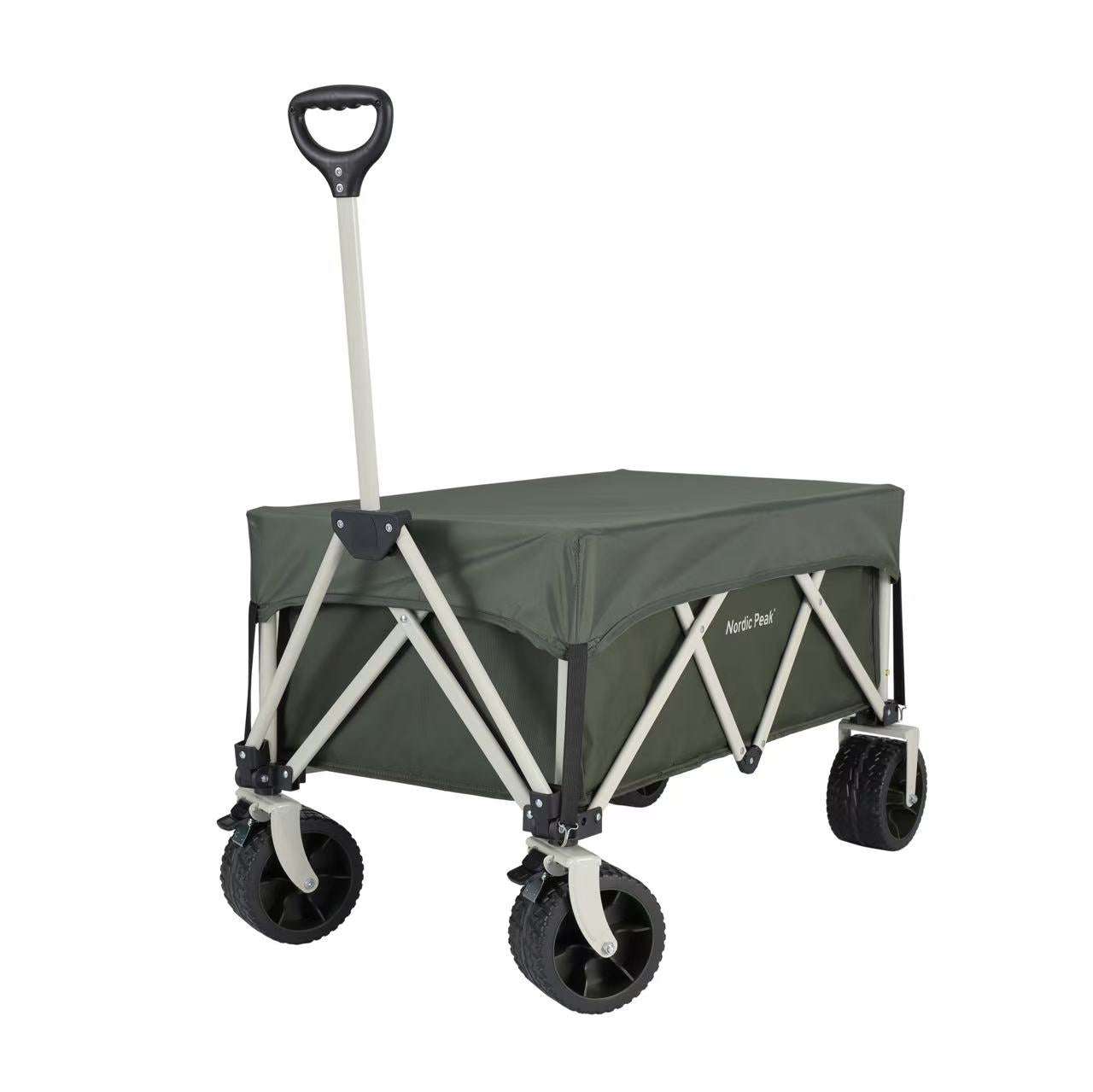 Foldbar trækvogn - max 120 kg.