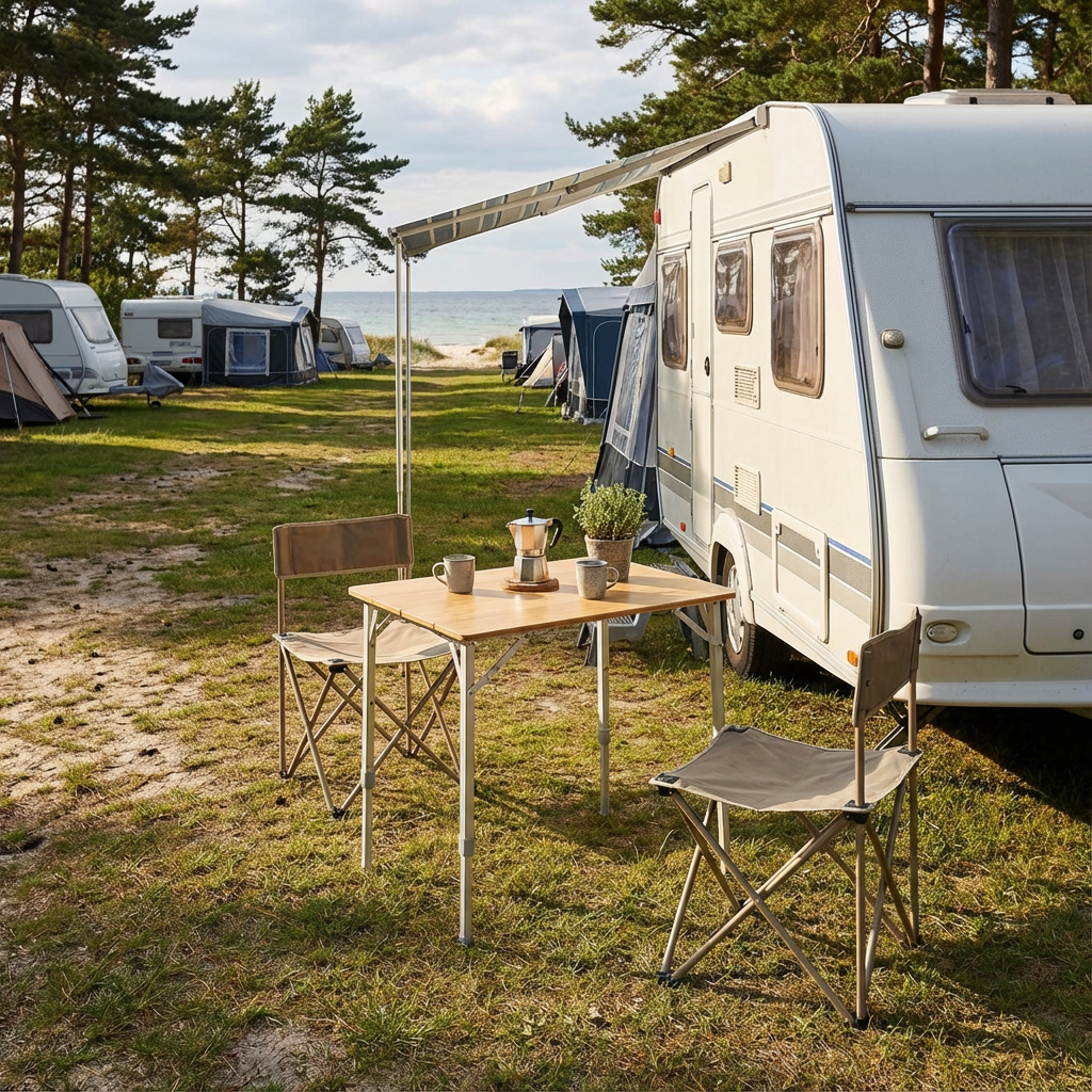 Foldebord - Bambus - 65 x 50 cm