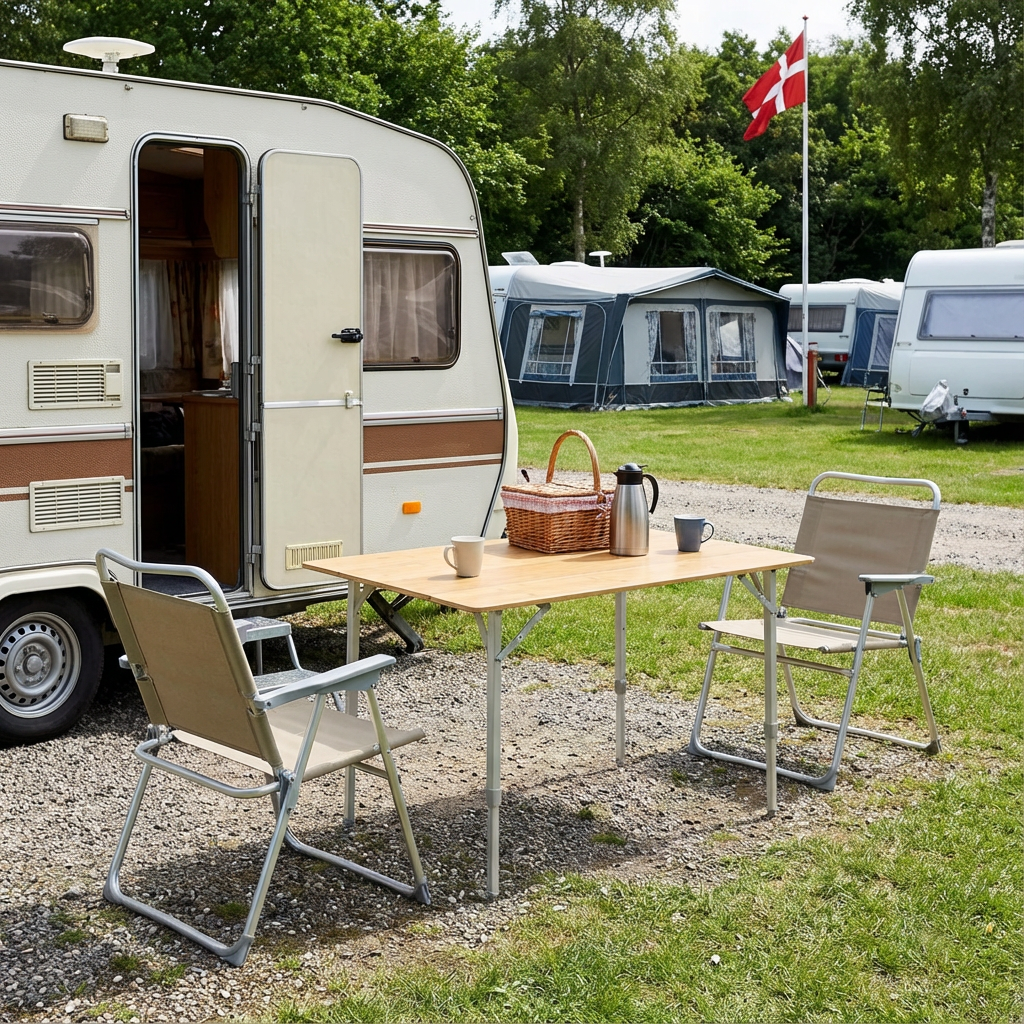 Foldebord - Bambus - 100 x 65 cm