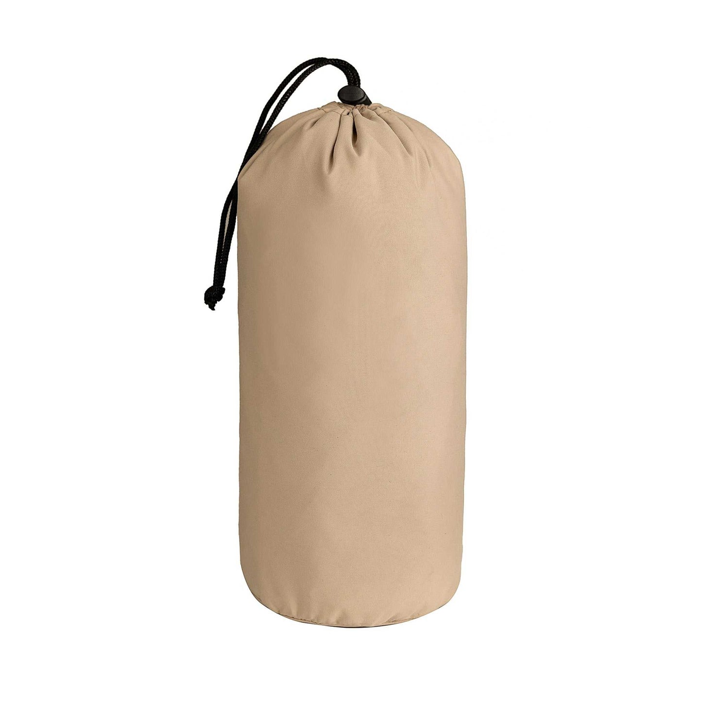 Lagen til deluxe liggeunderlag - dobbelt in beige carry bag.