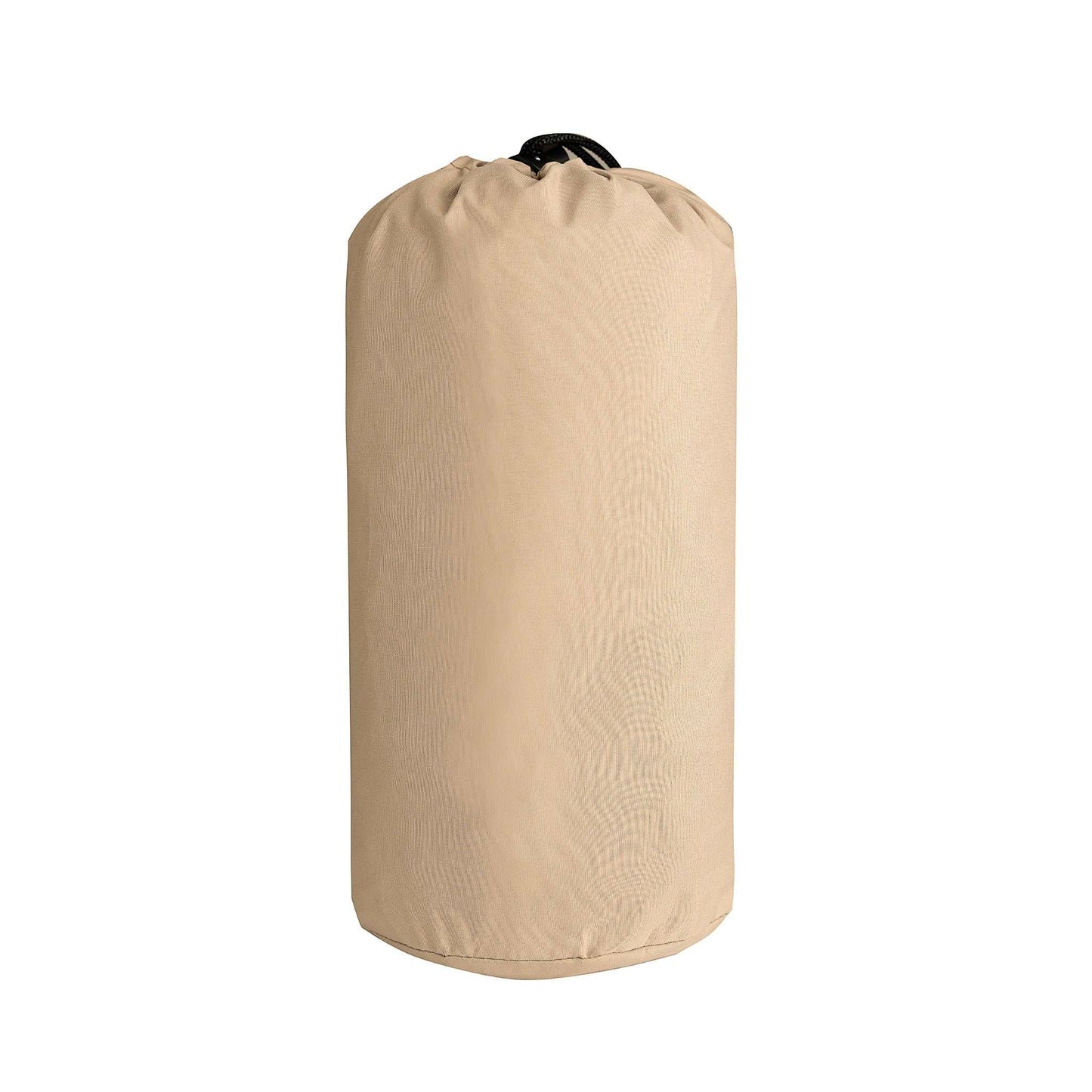 Lagen til deluxe liggeunderlag - dobbelt in beige carry bag.