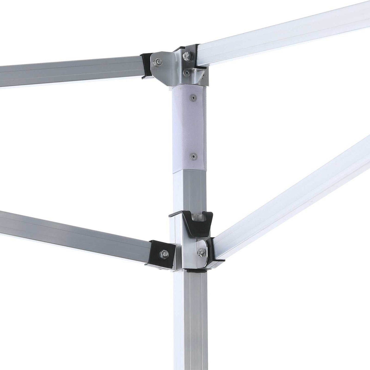 Sturdy aluminium frame of 3x3m pavilion with easy setup and comfort features.