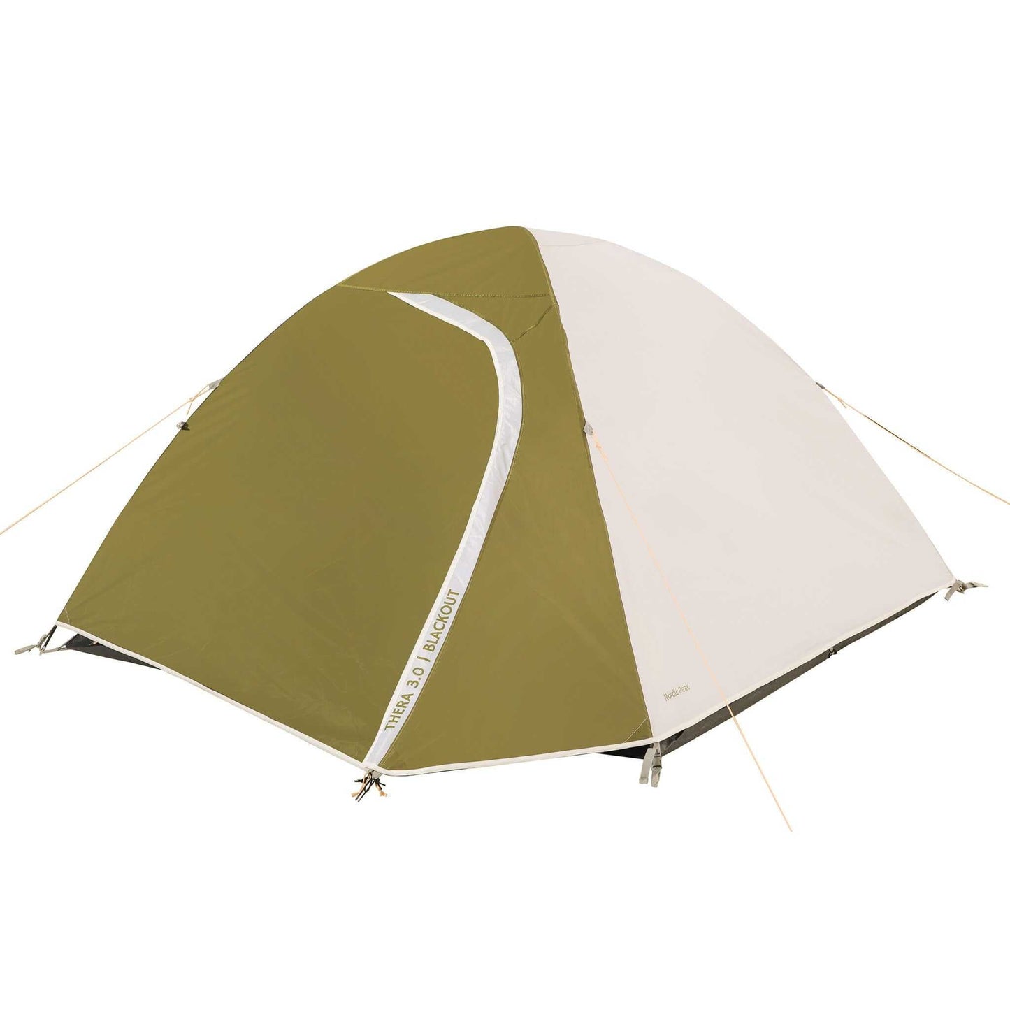 3-person blackout igloo tent with mosquito net and waterproof features.