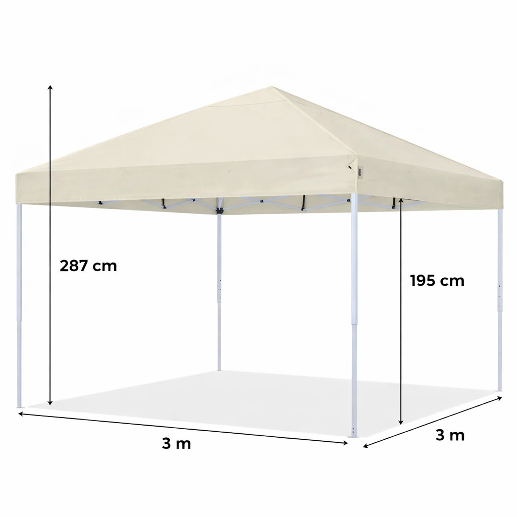 Pavillon Easy Up - 3x3m - Stål