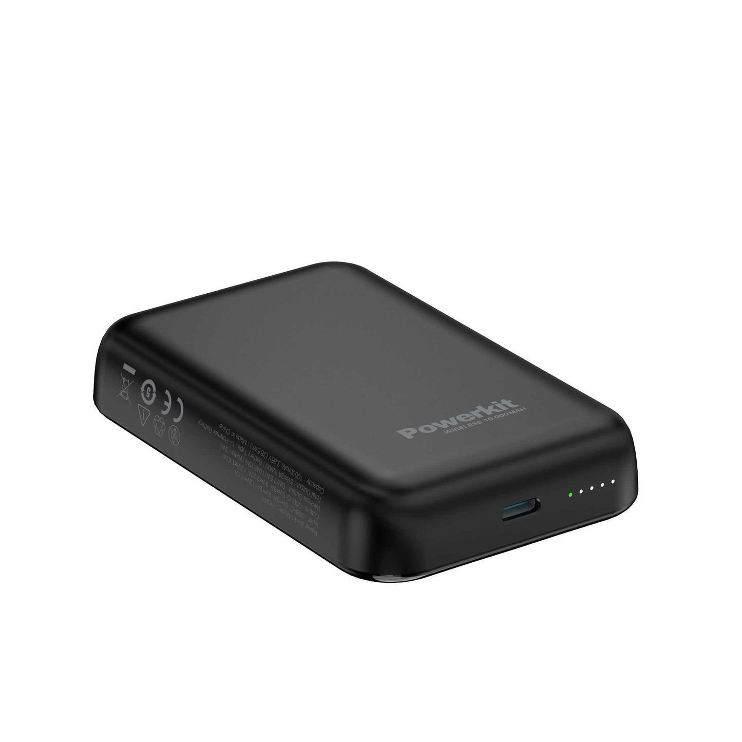 Powerbank 10.000 mAh - trådløs opladning