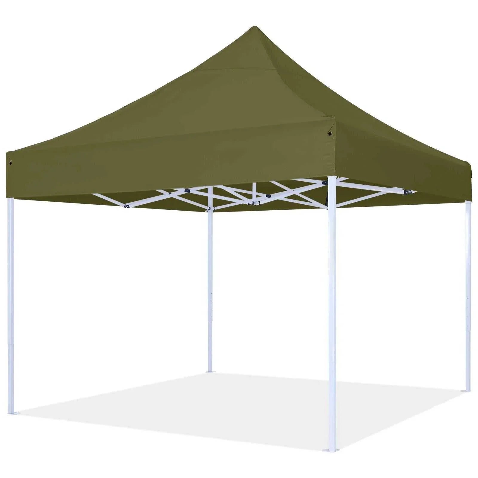 Pavillon Easy Up 3x3m with sturdy white steel frame.