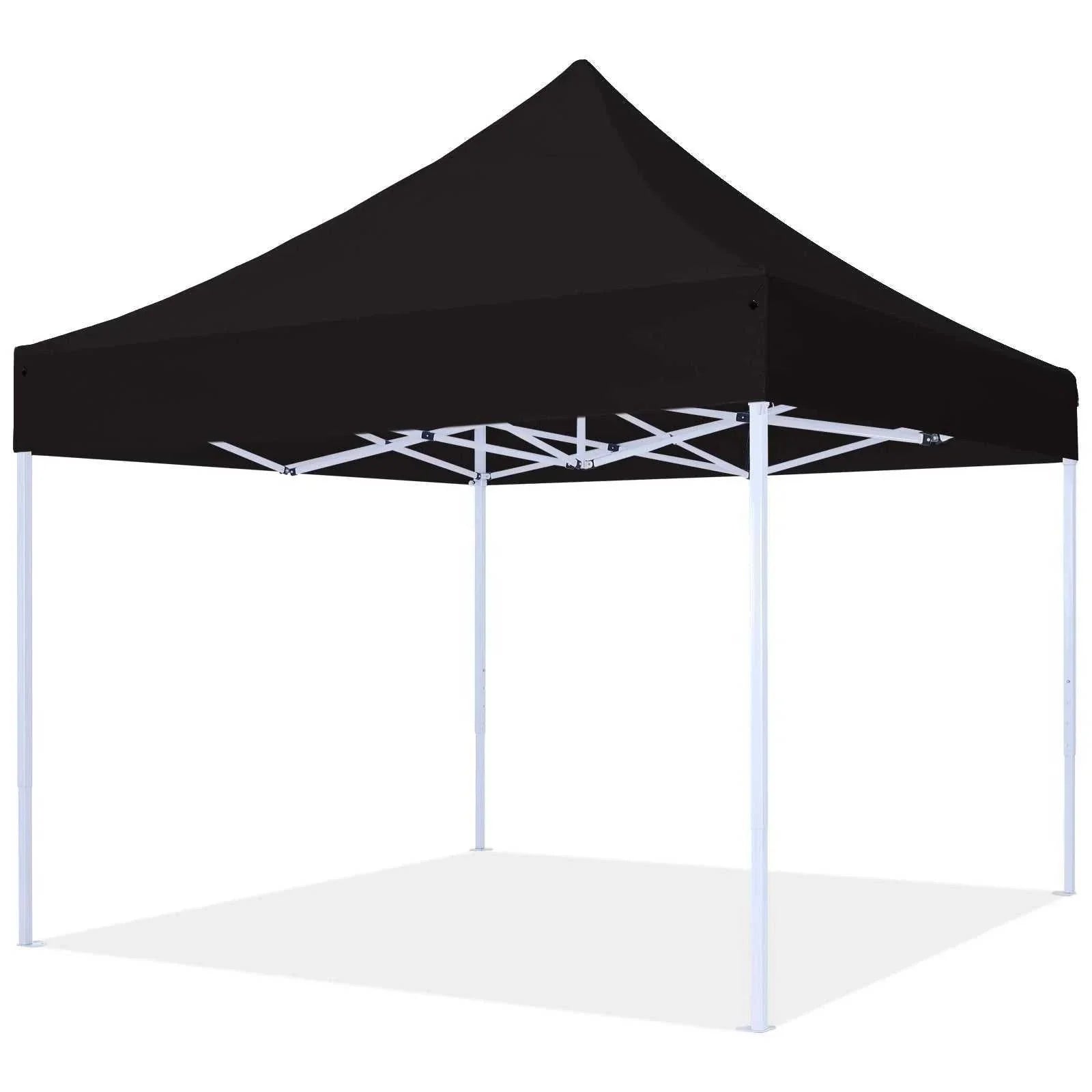 Easy Up Pavillon 3x3m with sturdy steel frame and waterproof polyester roof.