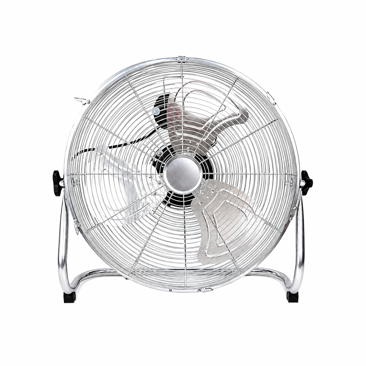 Gulvventilator i stål - Ø30 cm.