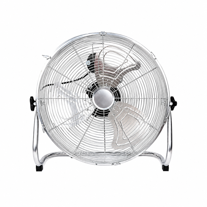 Gulvventilator i stål - Ø30 cm.