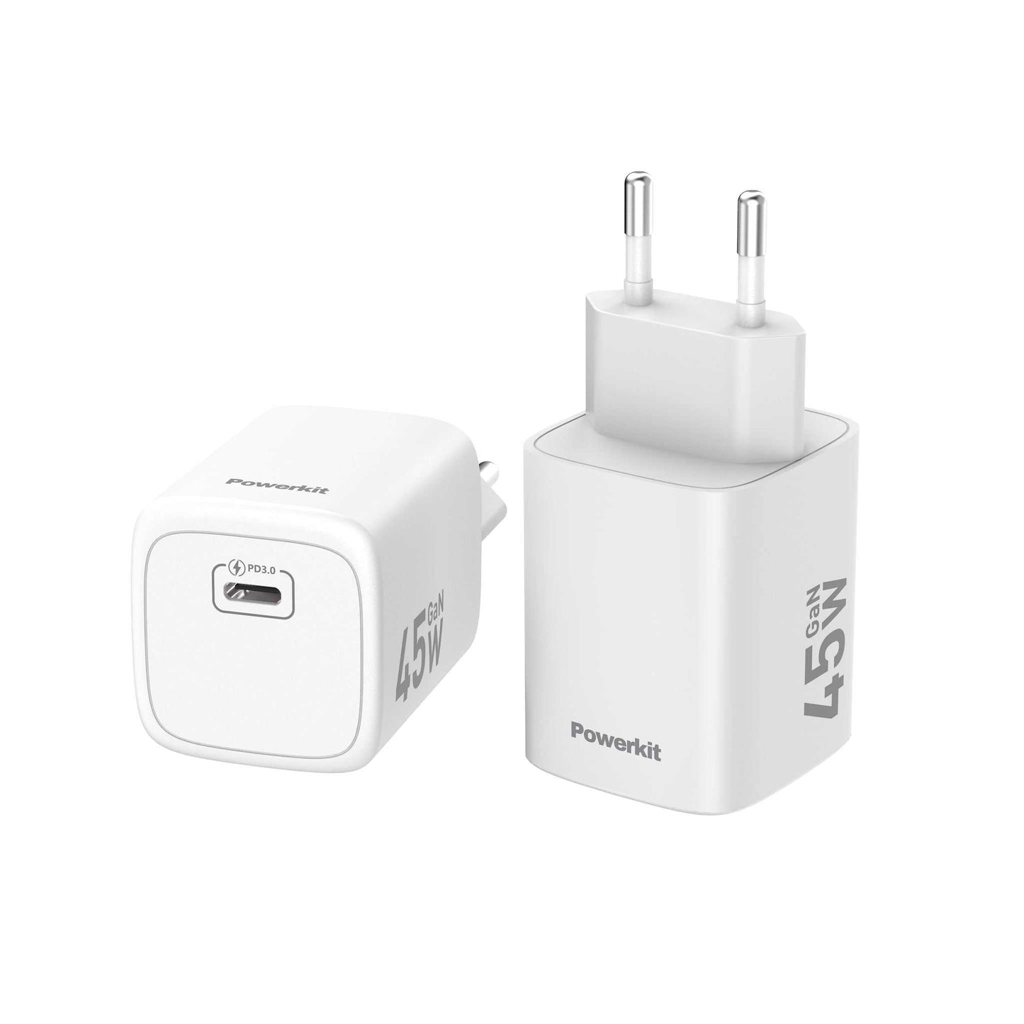 45W oplader med USB C kabel - lynladning