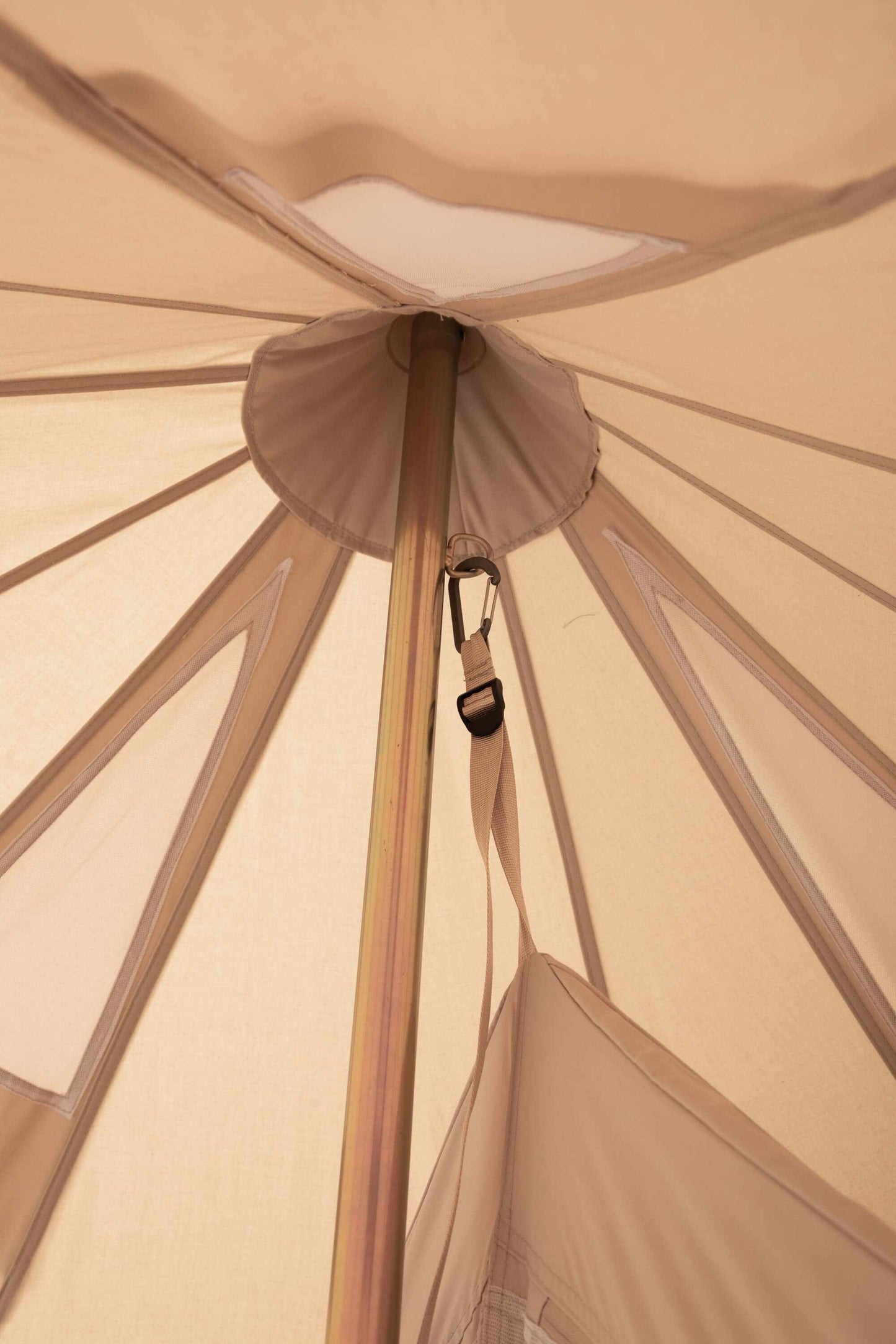 Glampint tipi telt - bomuld 4x4 meter