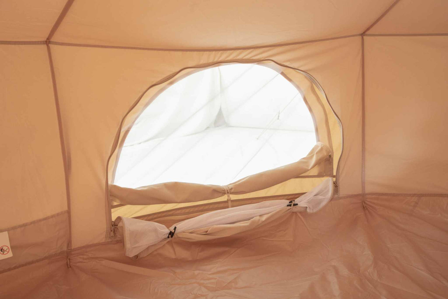 Glampint tipi telt - bomuld 5x5 meter