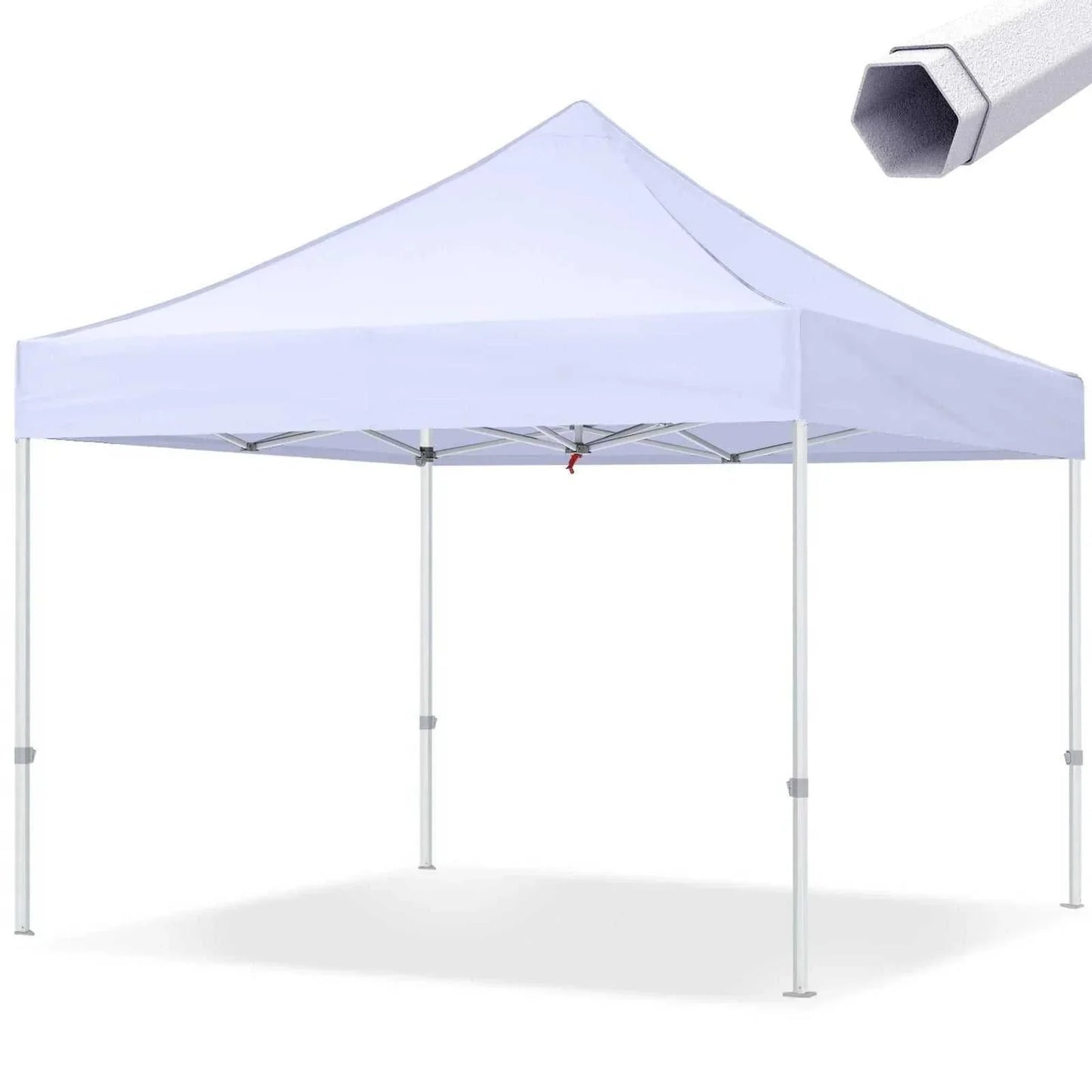 Pavillon Easy Up 3x3m with sturdy steel frame and waterproof polyester canopy.