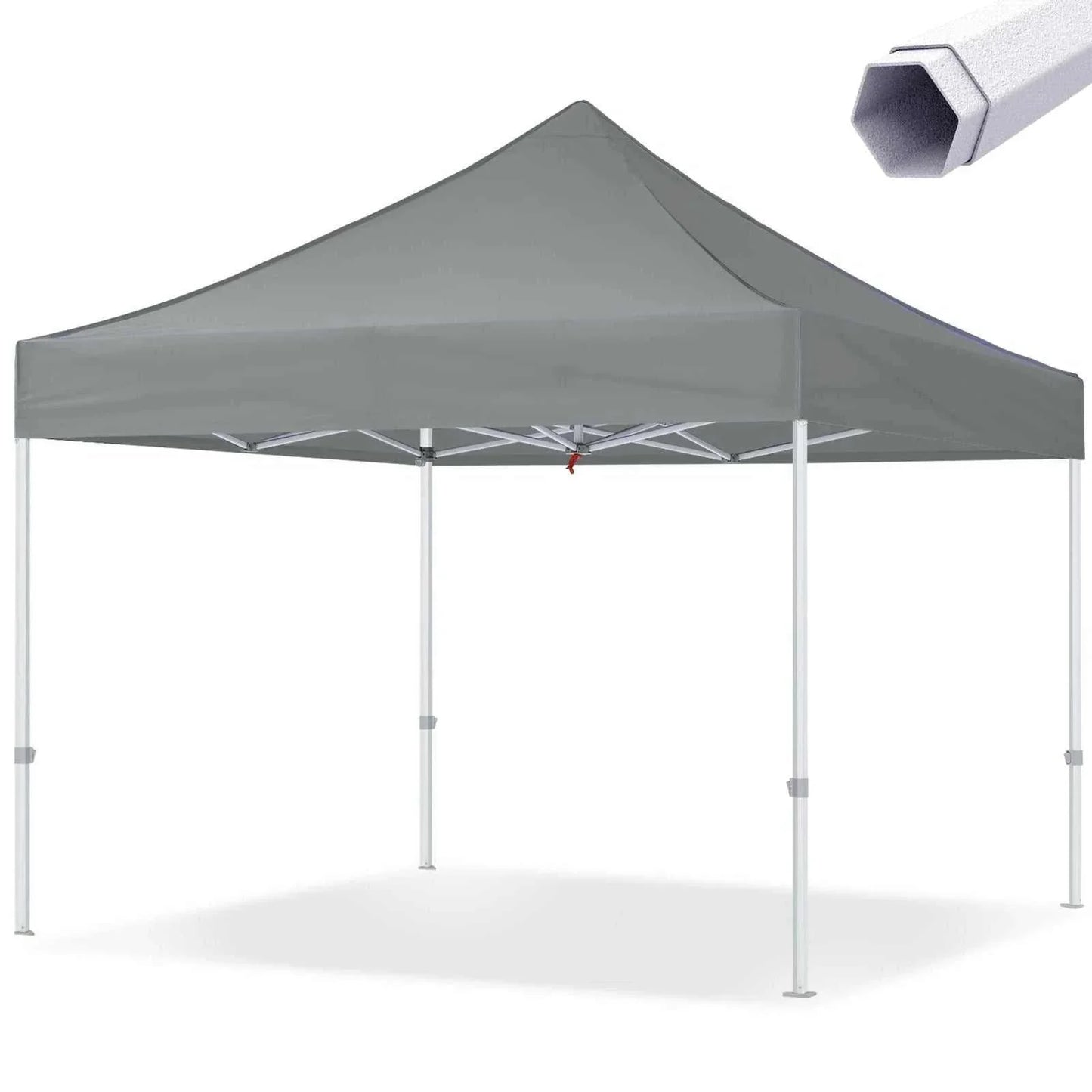 Pavillon Easy Up 3x3m with steel frame, waterproof UV-protective polyester roof.