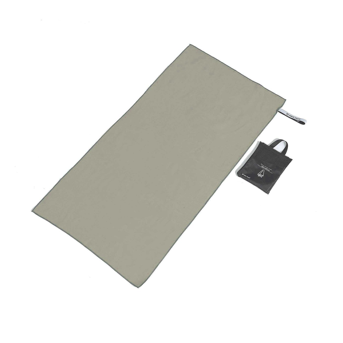 Hurtigtørrende microfiber håndklæde 120 x 60 cm, let og kompakt.