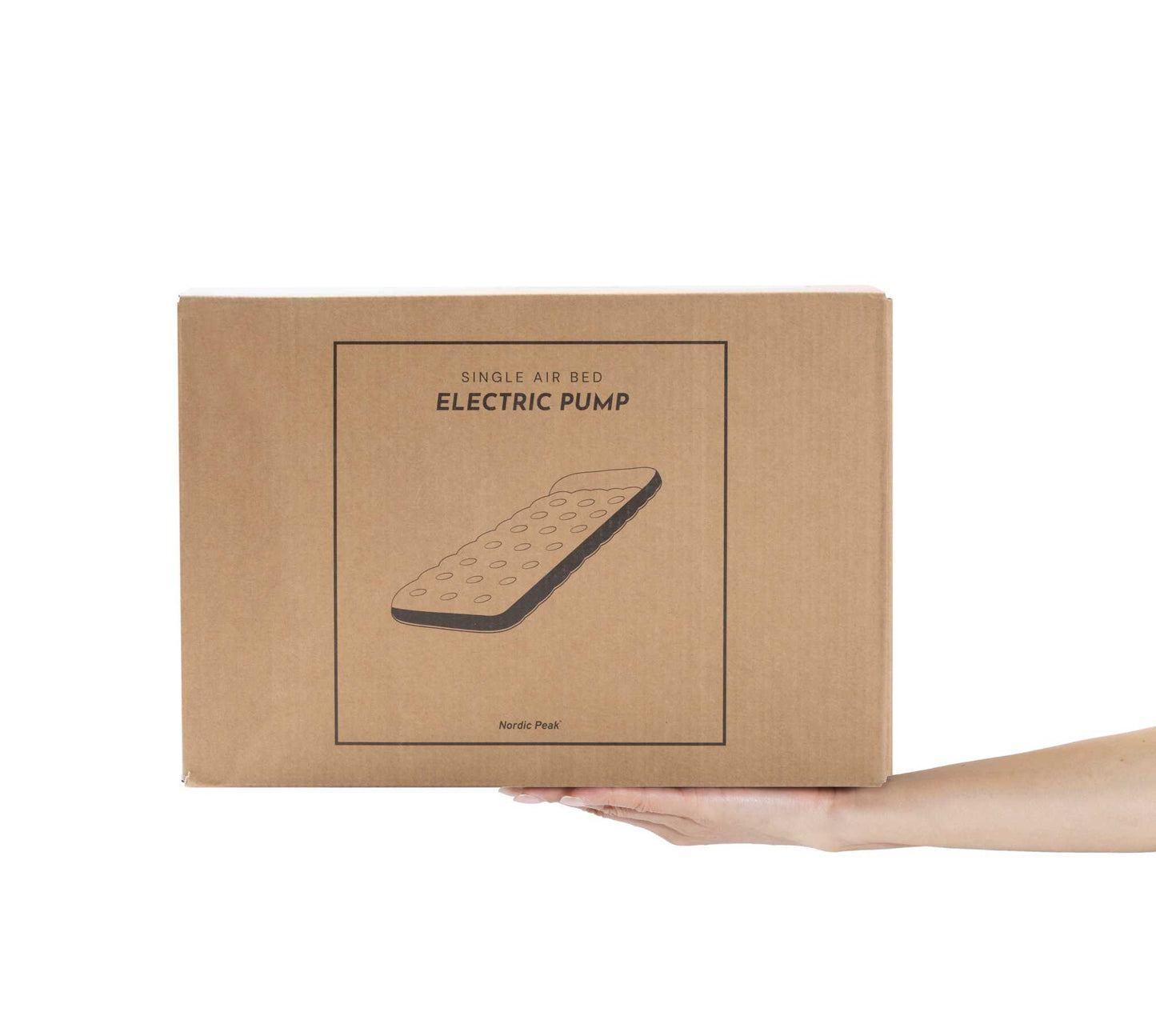 Luftmadras 1 person - Trådløs elektrisk pumpe