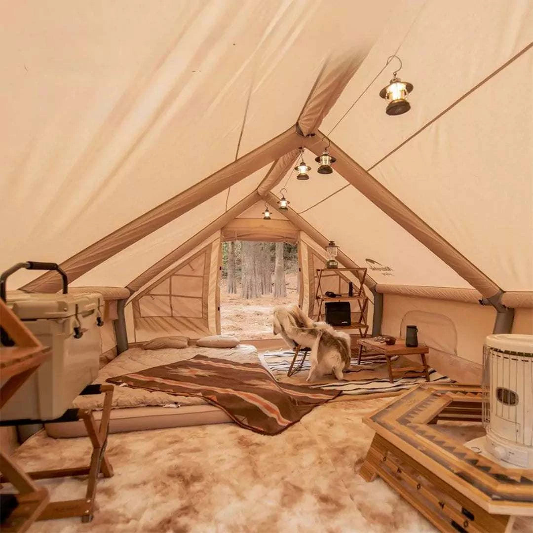 Oppustelig glamping telt - Large
