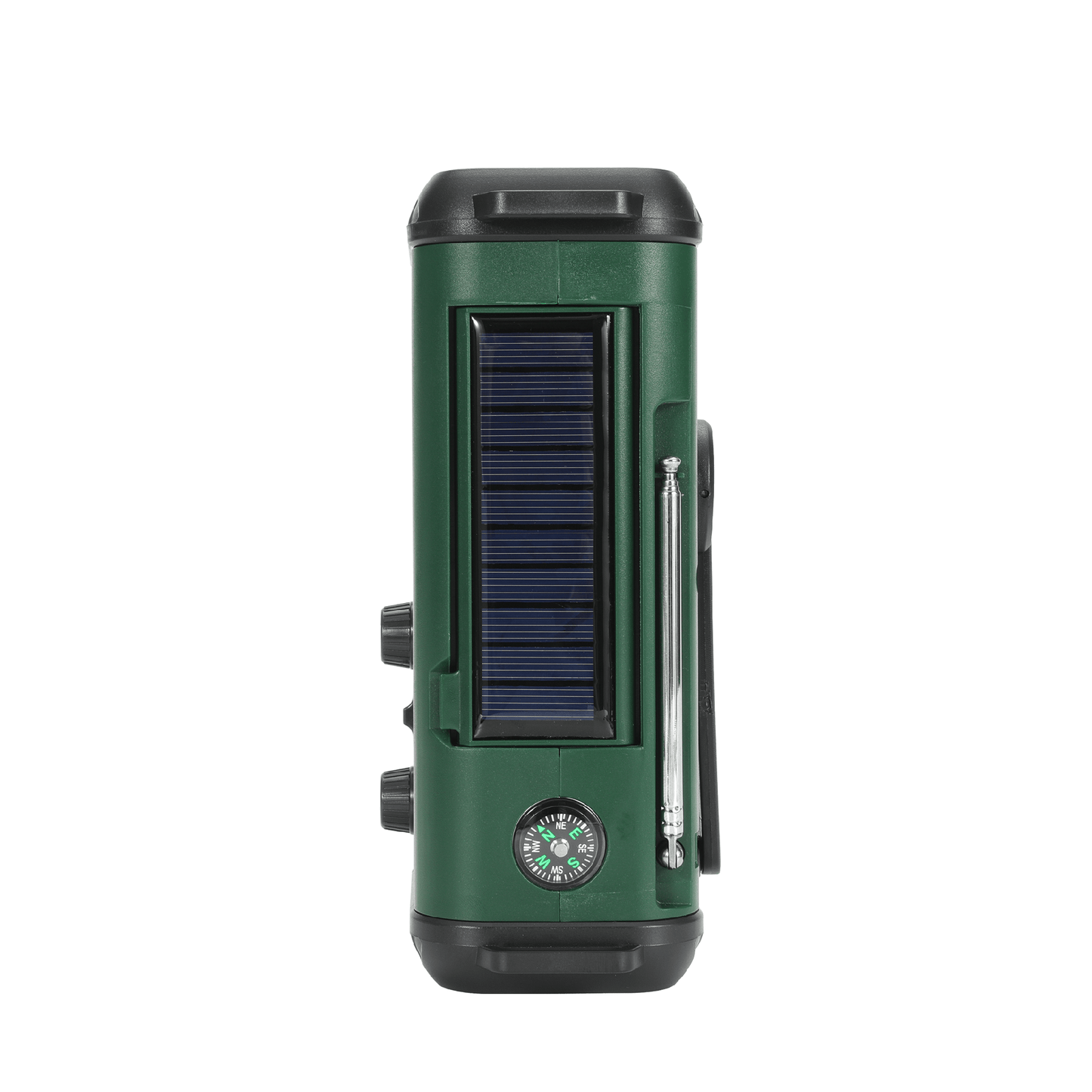 Nødradio m. solceller – FM/AM - 10.000 mAh powerbank