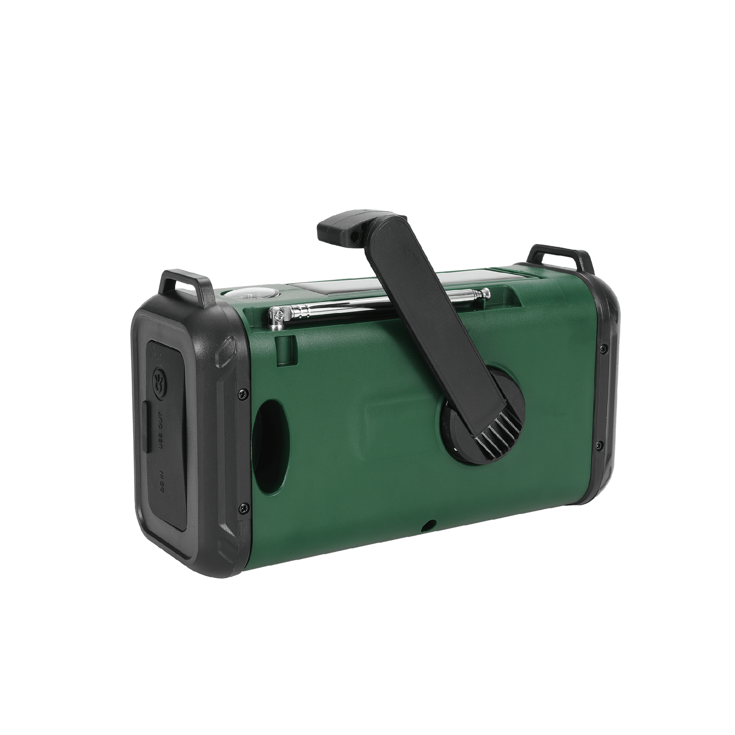 Nødradio m. solceller – FM/AM - 10.000 mAh powerbank