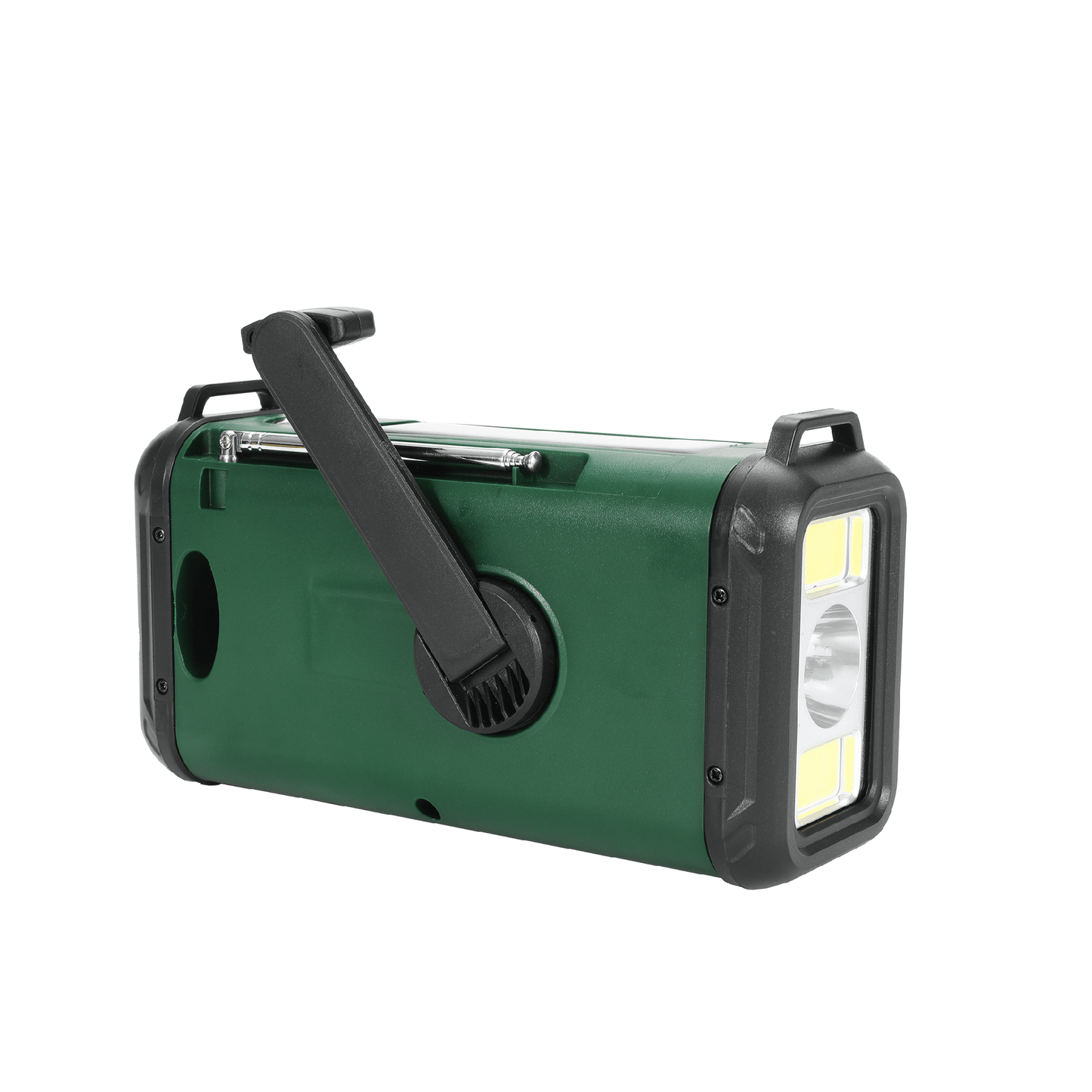 Nødradio m. solceller – FM/AM - 10.000 mAh powerbank
