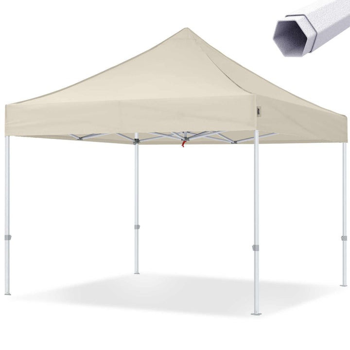 Pavillon Easy Up - 3x3m - Sekskantet stål