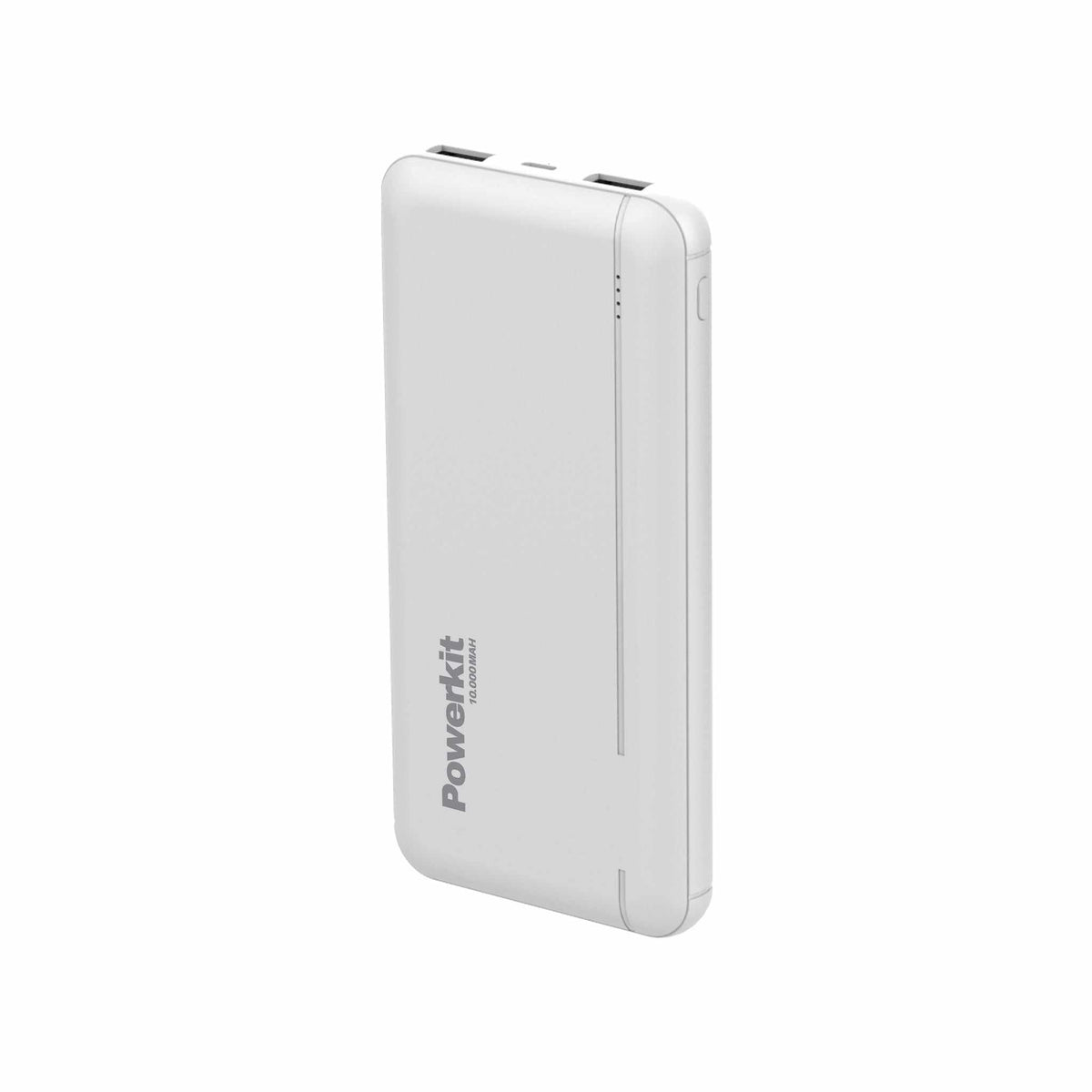 Powerkit powerbank 10.000 mAh med USB A og batteriindikator