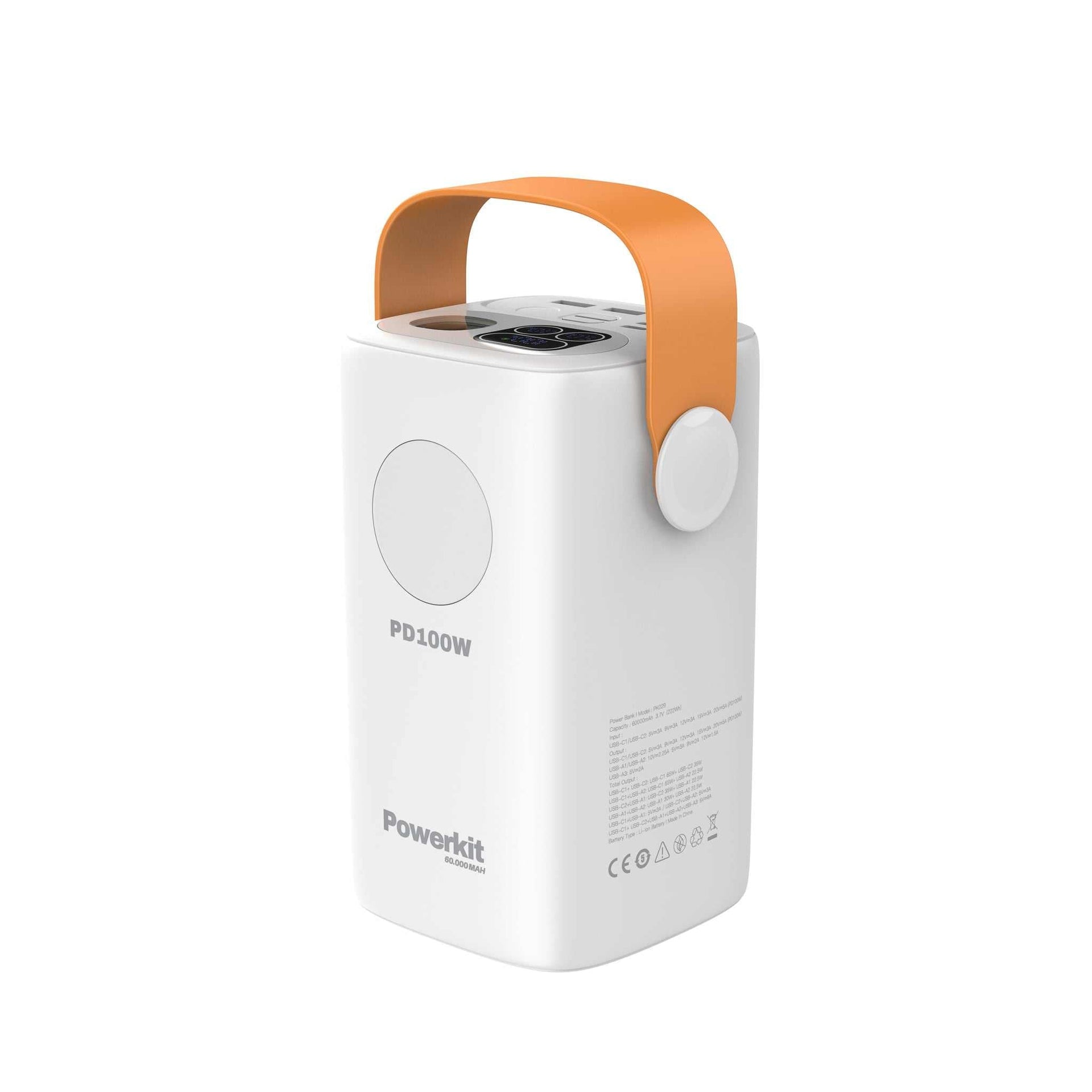 Powerkit power station 60.000 mAh med 100W lynladning