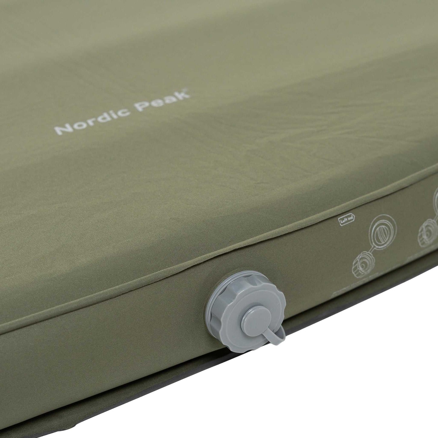 Selvoppustelig liggeunderlag til Tesla - 7,5 cm.