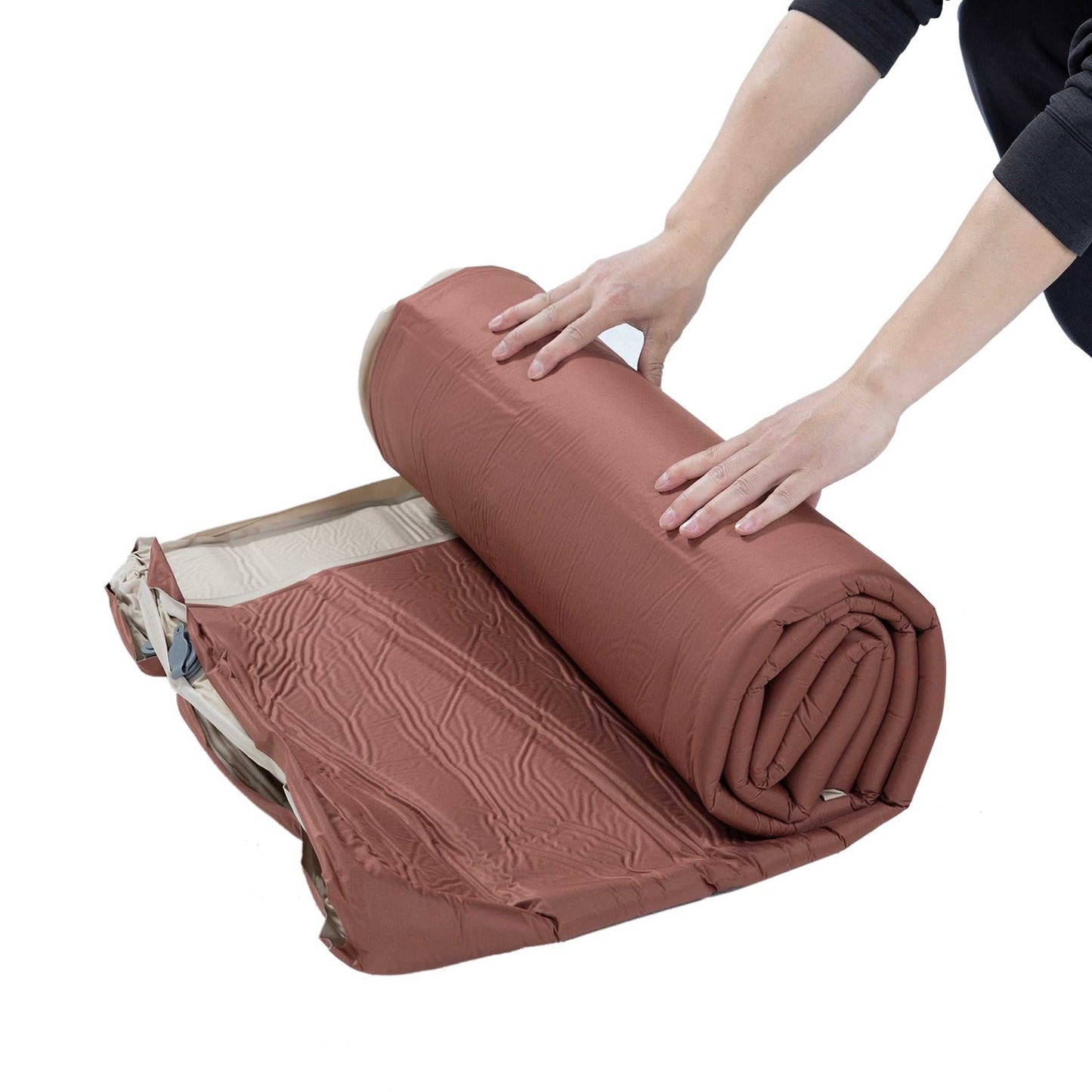 Selvoppustelig liggeunderlag - Dobbelt - Deluxe 6 cm.