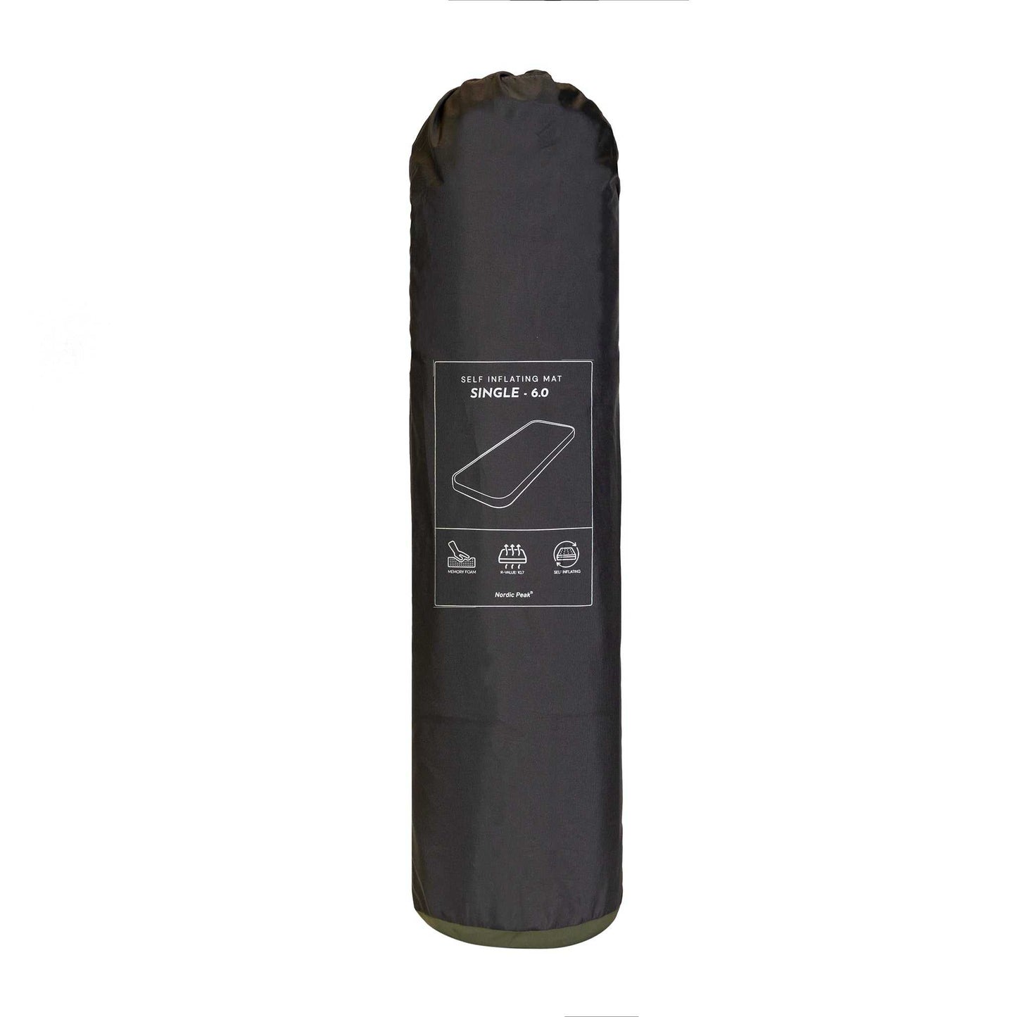 Selvoppustelig liggeunderlag - Single - Deluxe 6 cm.