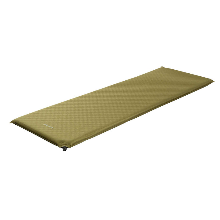 Self-inflating sleeping pad - single, 5 cm thickness.