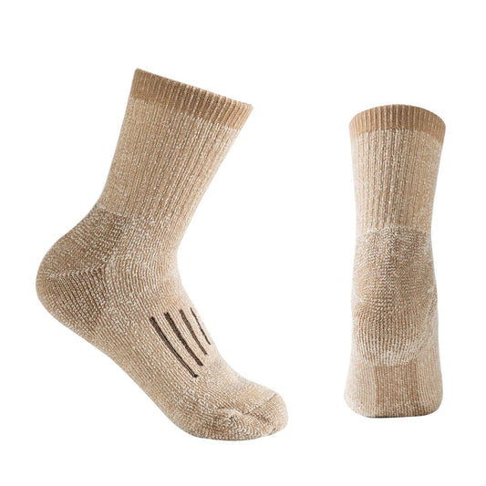 Vandresokker - 80% Merino uld - Beige