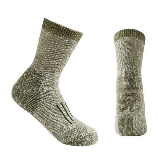 Vandresokker - 80% Merino uld -Grøn