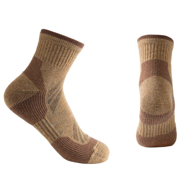 Vandresokker - 60% Merino uld - Brun
