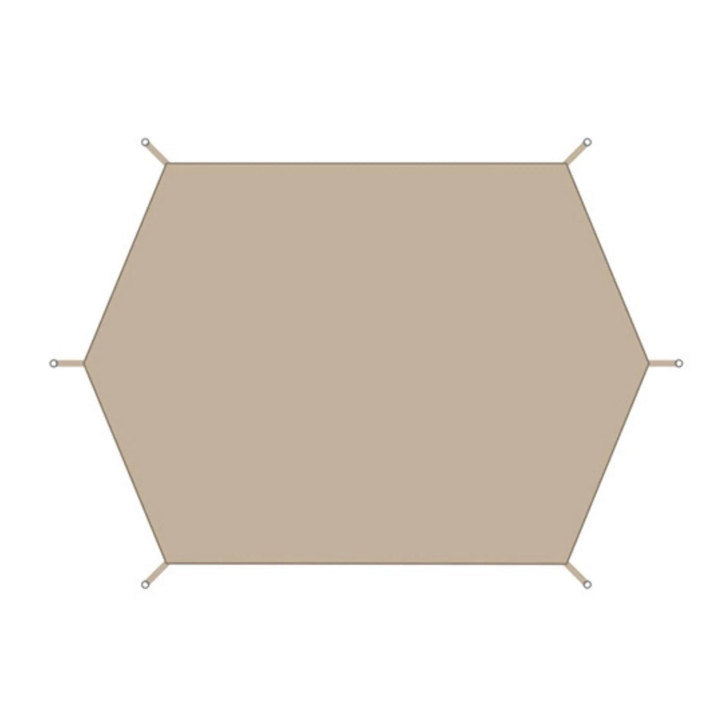 Foot print til small glamping telt